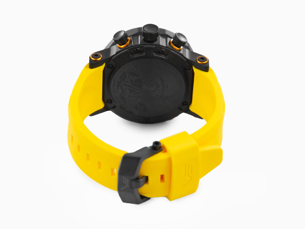 Vostok Europe Lunokhod-2 Quartz Uhr, Gelb, 49 mm, Tritium, Chrono, YM86-620C504