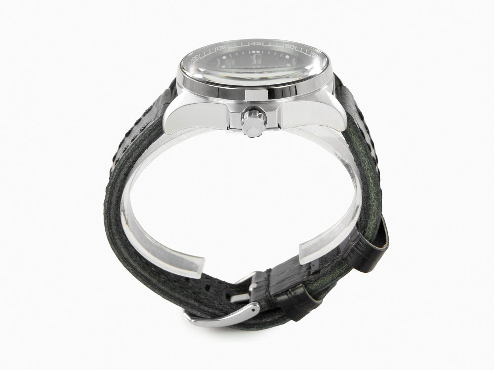 Vostok Europe Space Race Automatik Uhr, Schwarz, 47 mm, YN55-325A662-L-BK