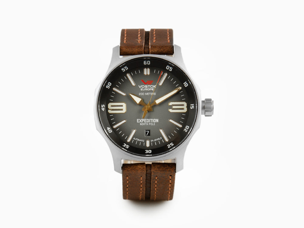 Vostok Europe Expedition North Pole Automatik Uhr, Schwarz, 43mm, YN55-592A555