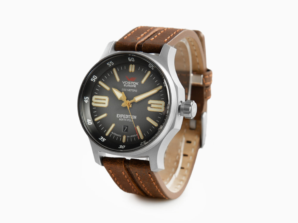 Vostok Europe Expedition North Pole Automatik Uhr, Schwarz, 43mm, YN55-592A555