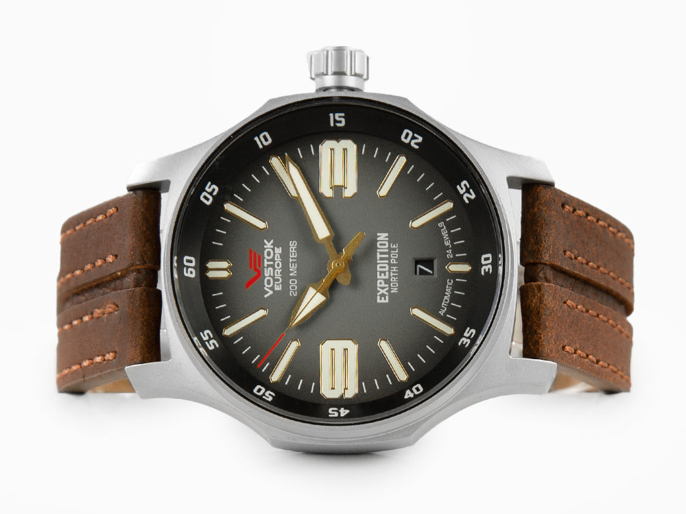 Vostok Europe Expedition North Pole Automatik Uhr, Schwarz, 43mm, YN55-592A555