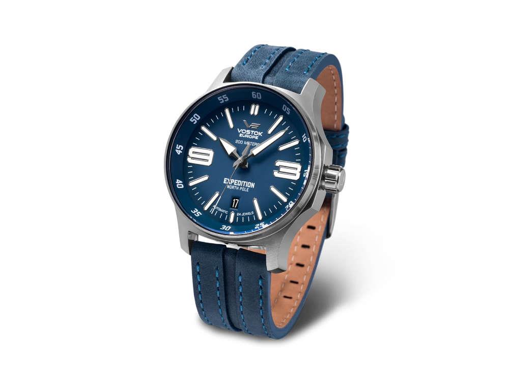 Vostok Europe Expedition North Pole Automatik Uhr, Blau, 43 mm, YN55-592A557