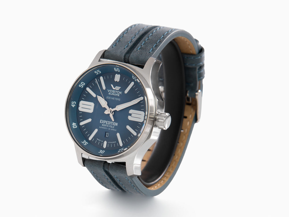 Vostok Europe Expedition North Pole Automatik Uhr, Blau, 43 mm, YN55-592A557
