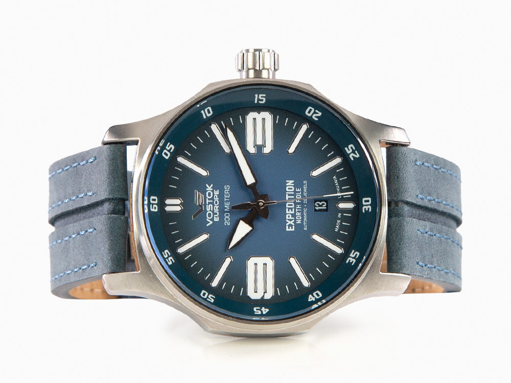 Vostok Europe Expedition North Pole Automatik Uhr, Blau, 43 mm, YN55-592A557