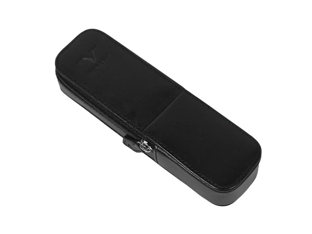 Visconti Accesorios Etui, Leder, Starr, 2 Schreibgeräte, Schwarz, KL40-02