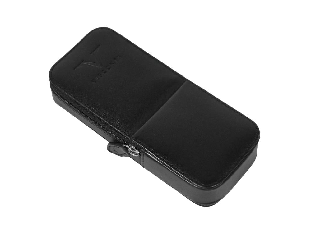 Visconti Accesorios Etui, Leder, Starr, 3 Schreibgeräte, Schwarz, KL40-03