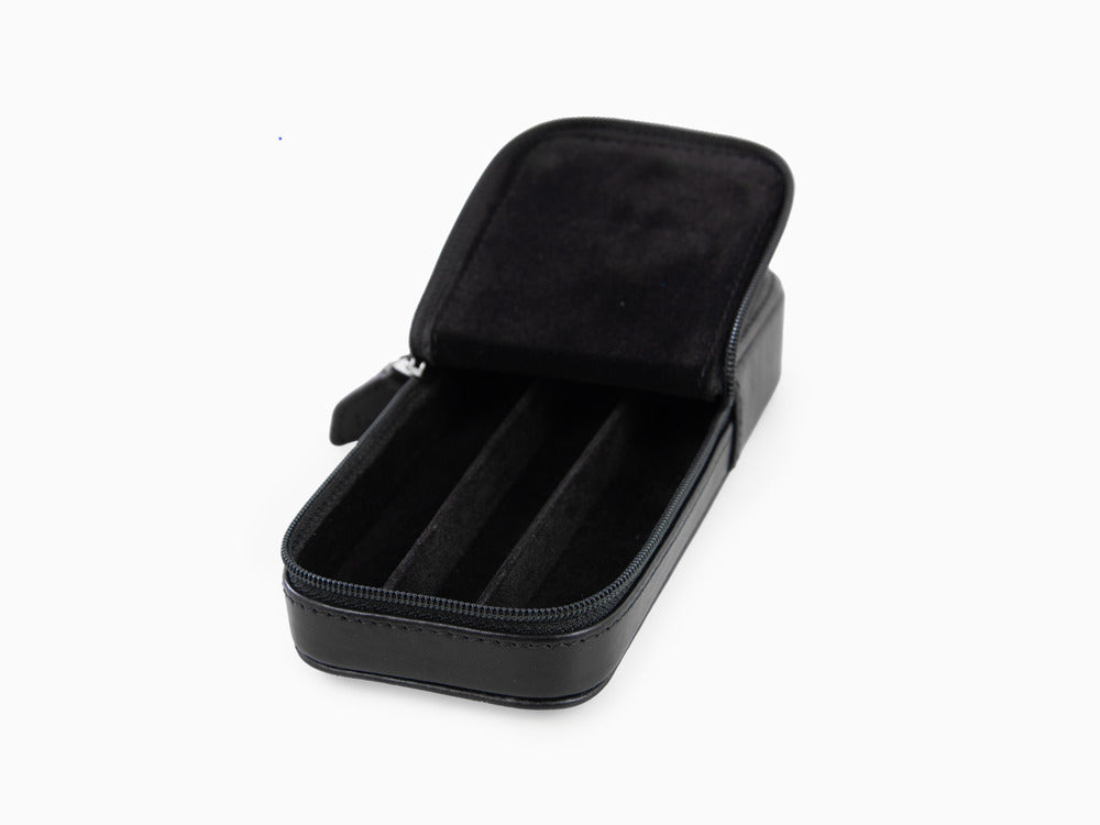 Visconti Accesorios Etui, Leder, Starr, 3 Schreibgeräte, Schwarz, KL40-03