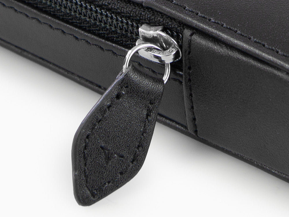 Visconti Accesorios Etui, Leder, Starr, 3 Schreibgeräte, Schwarz, KL40-03