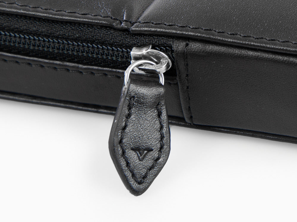 Visconti Accesorios Etui, Leder, Starr, 6 Schreibgeräte, Schwarz, KL40-06