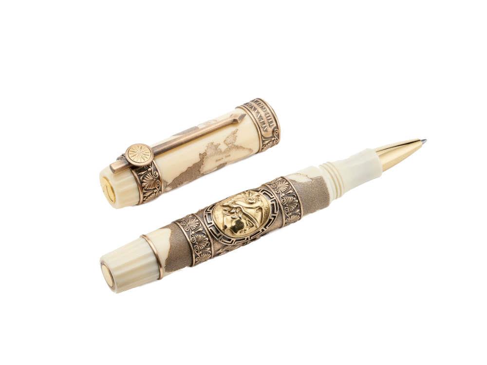 Visconti Alexander the Great Roller, Edelharz, Elfenbein, Limitierte Edition