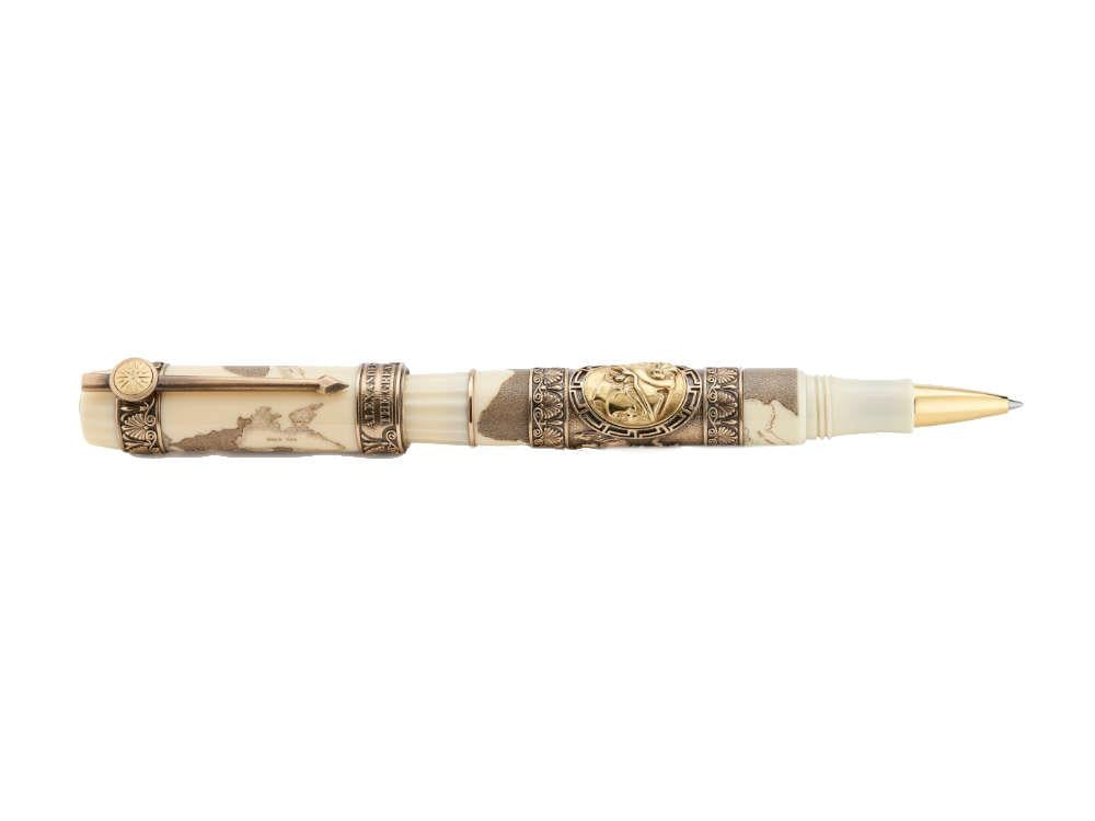 Visconti Alexander the Great Roller, Edelharz, Elfenbein, Limitierte Edition