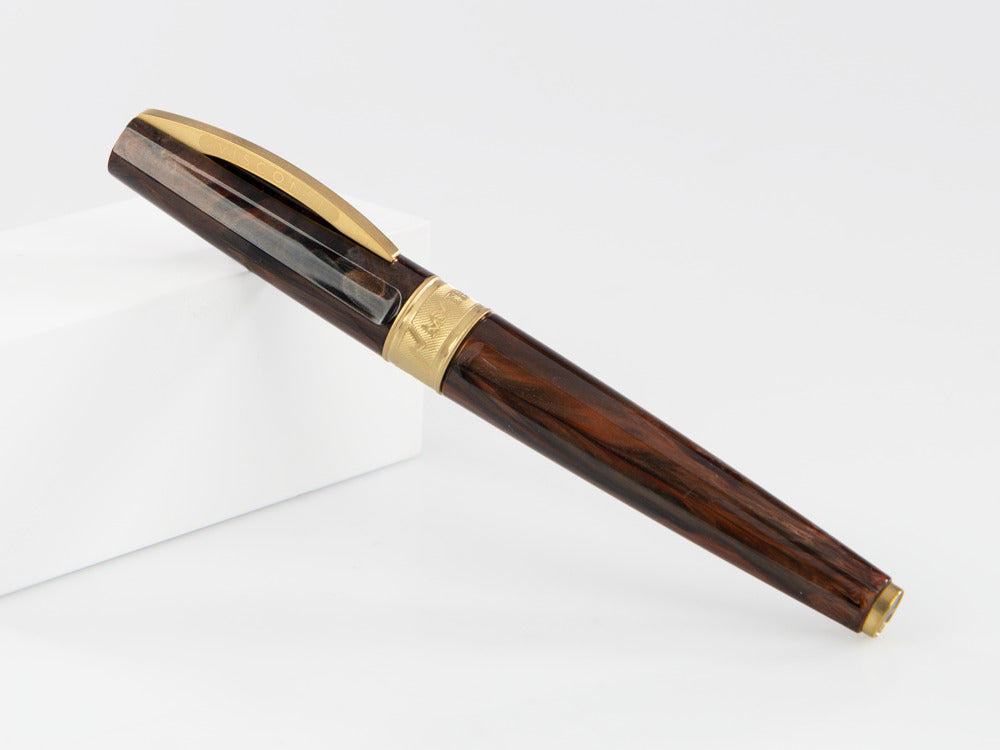 Visconti Mirage Mythos Apollo Roller, Vergoldet, Braun KP07-08-RB