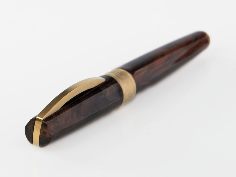 Visconti Mirage Mythos Apollo Roller, Vergoldet, Braun KP07-08-RB