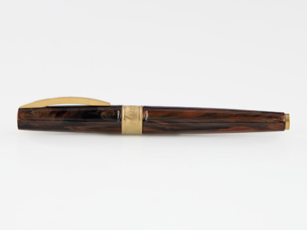 Visconti Mirage Mythos Apollo Roller, Vergoldet, Braun KP07-08-RB