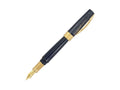 Visconti Mirage Mythos Zeus Füllfederhalter, Blau, Vergoldet, KP07-09-FP - Nib M