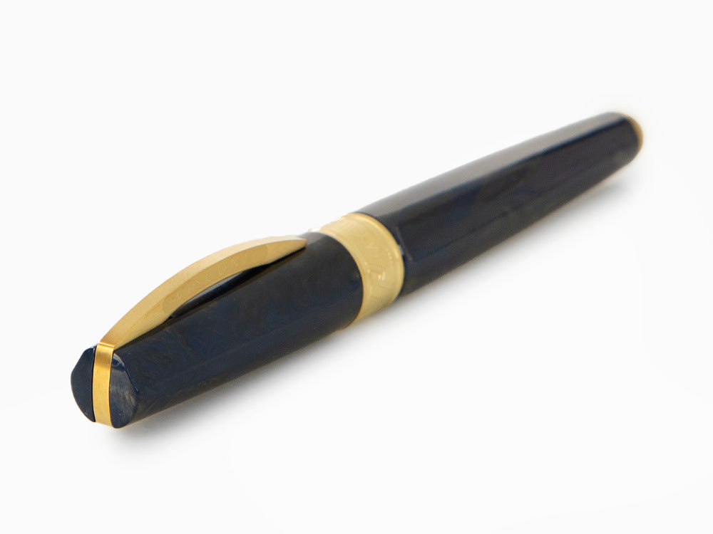 Visconti Mirage Mythos Zeus Füllfederhalter, Blau, Vergoldet, KP07-09-FP