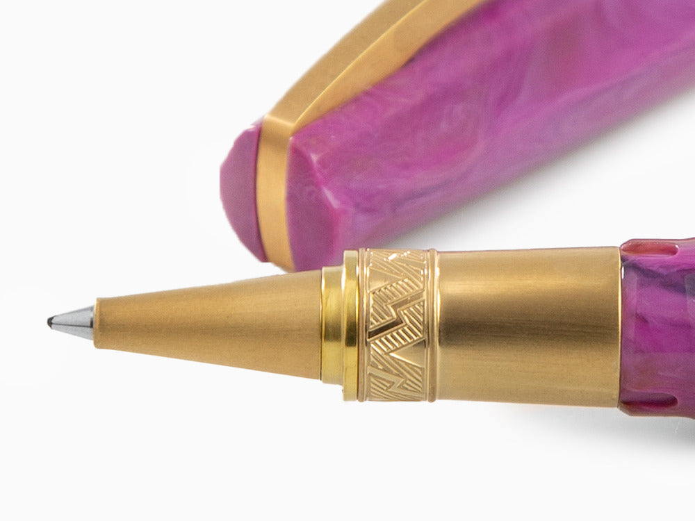 Visconti Mirage Mythos Afrodite Roller, Vergoldet, Violett KP07-14-RB
