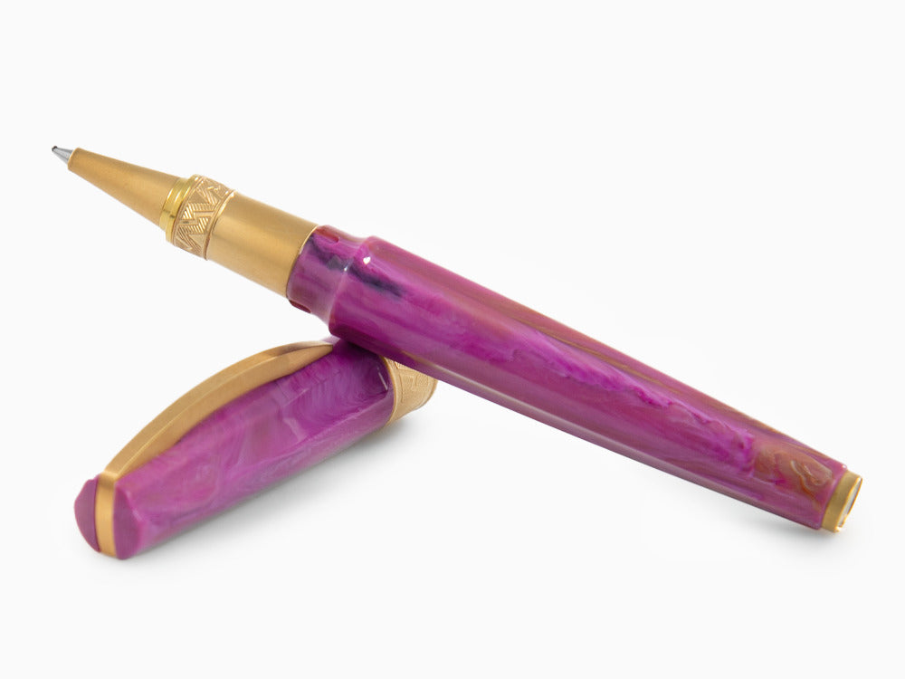 Visconti Mirage Mythos Afrodite Roller, Vergoldet, Violett KP07-14-RB