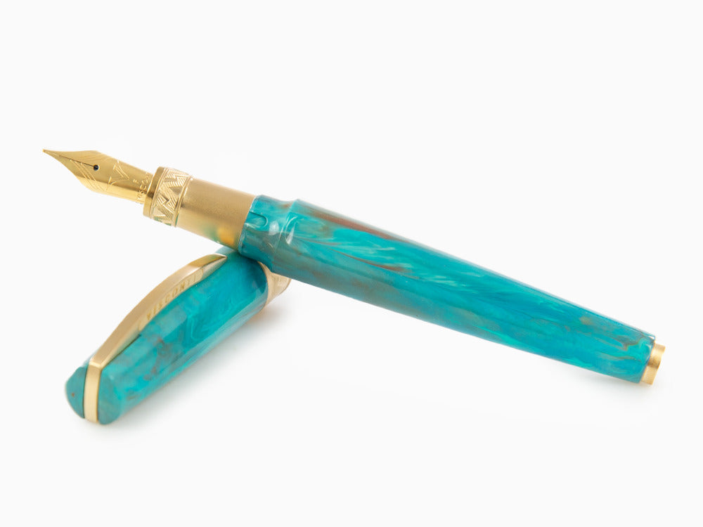 Visconti Mirage Mythos Athena Füllfederhalter, Vergoldet, KP07-15-FP