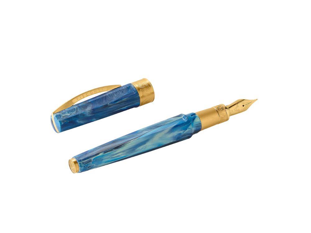 Visconti Mirage Mythos Odysseus Füllfederhalter, Blau, KP07-23-FP