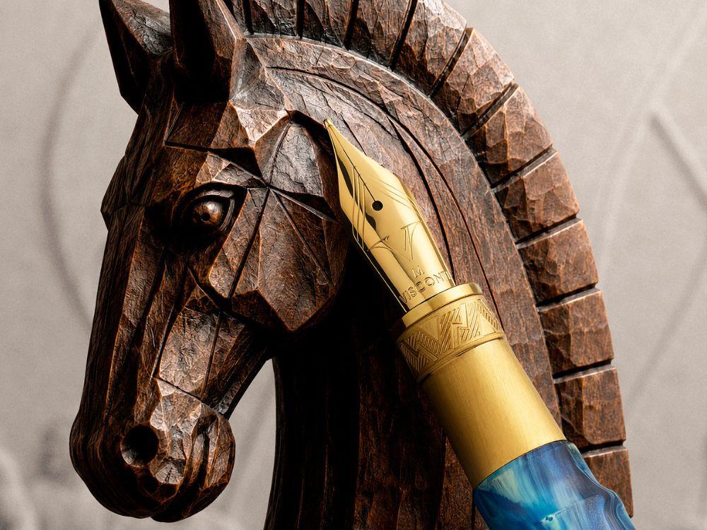 Visconti Mirage Mythos Odysseus Füllfederhalter, Blau, KP07-23-FP