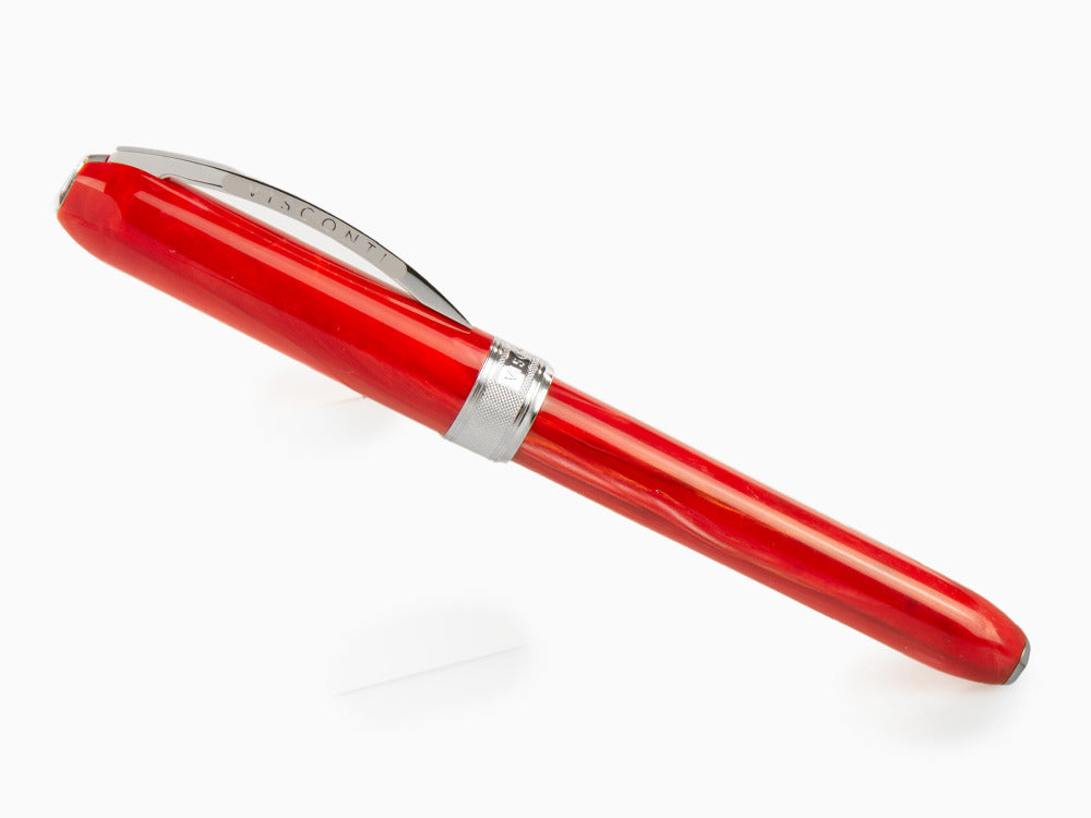 Visconti Rembrandt Füllfederhalter, Edelharz, Palladium, Rot, KP10-03-FP