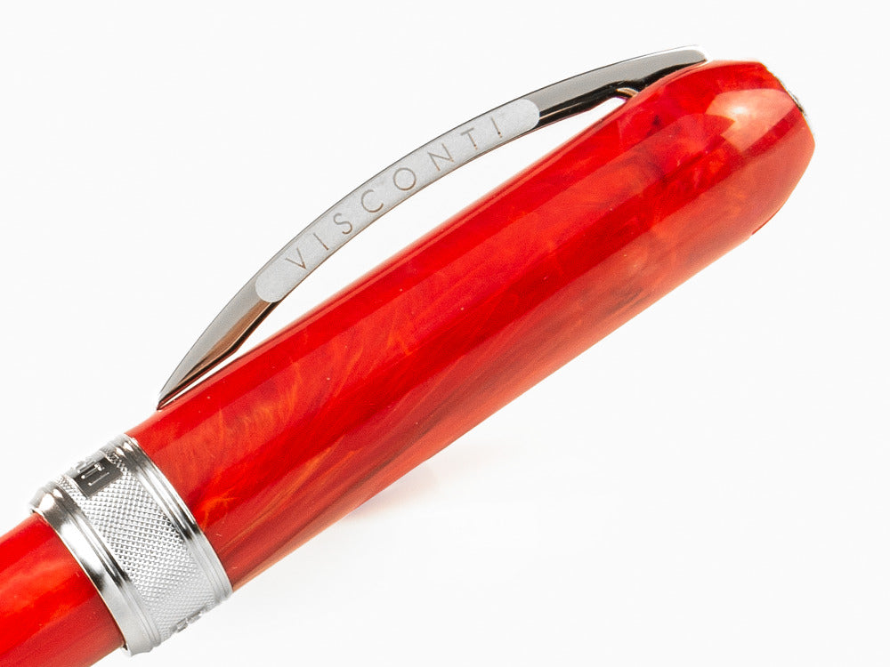 Visconti Rembrandt Füllfederhalter, Edelharz, Palladium, Rot, KP10-03-FP