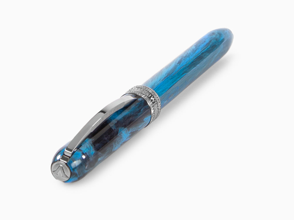 Visconti Rembrandt-S Blue Füllfederhalter, Edelharz, Blau, KP10-26-FP