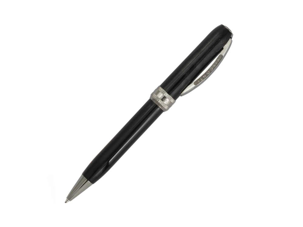 Visconti Rembrandt-S Black Kugelschreiber, Ruthenium Akzenten, KP10-27-BP