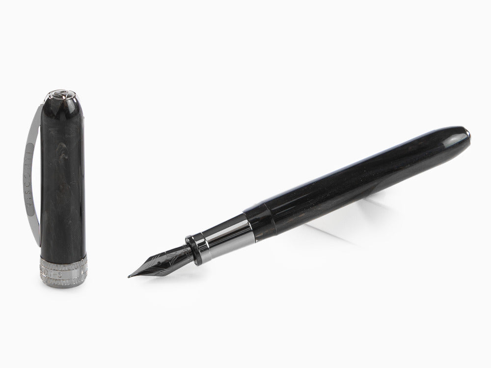 Visconti Rembrandt-S Black Füllfederhalter, Acryl-Edelharz, KP10-27-FP
