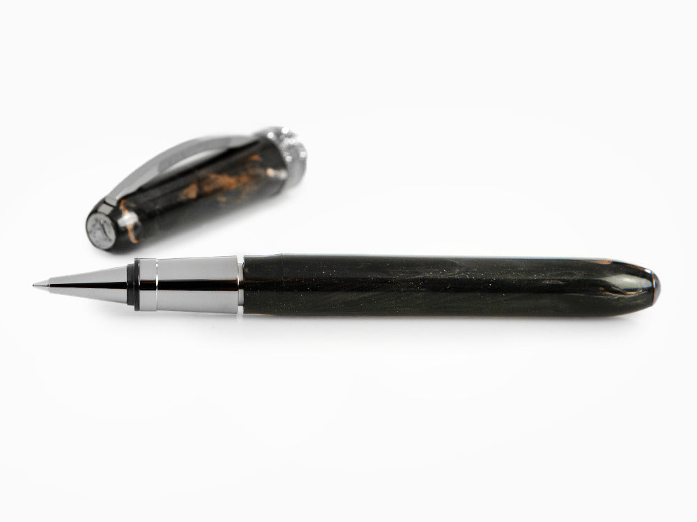Visconti Rembrandt-S Black Roller, AcrylEdelharz, Ruthenium Akzenten, KP10-27-RB