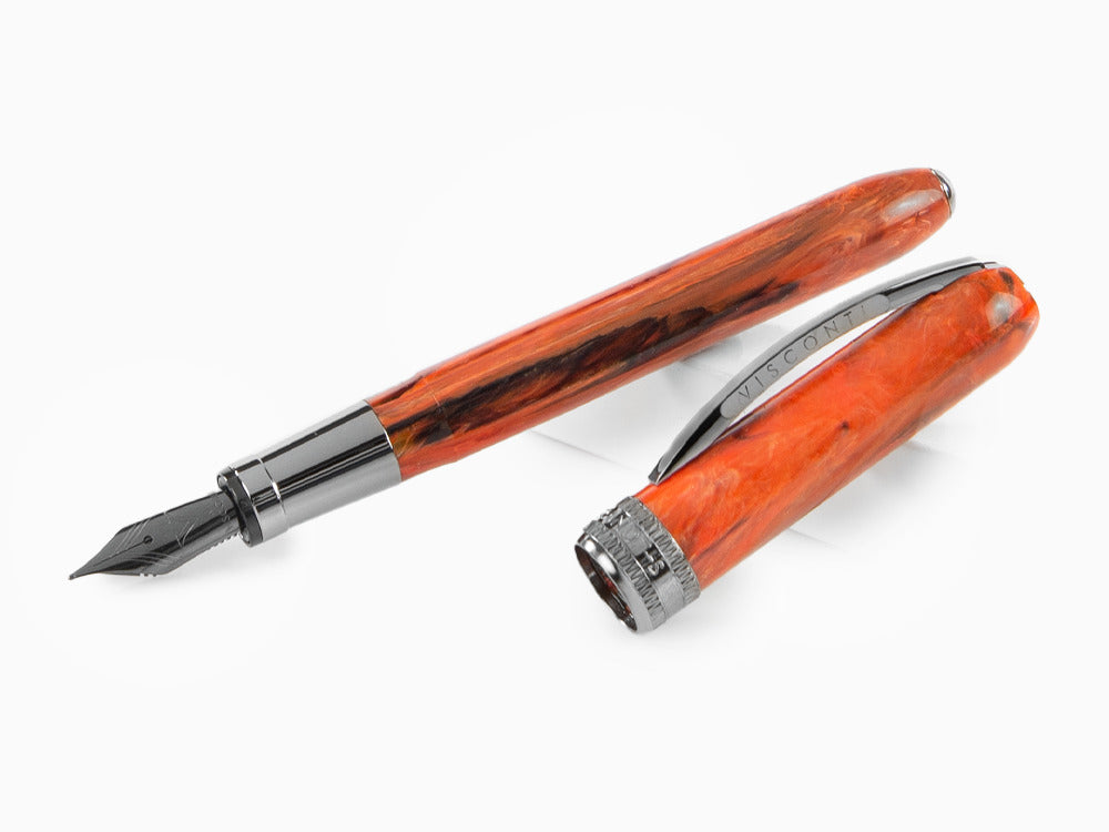 Visconti Rembrandt-S Orange Füllfederhalter, Acryl-Edelharz, KP10-28-FP