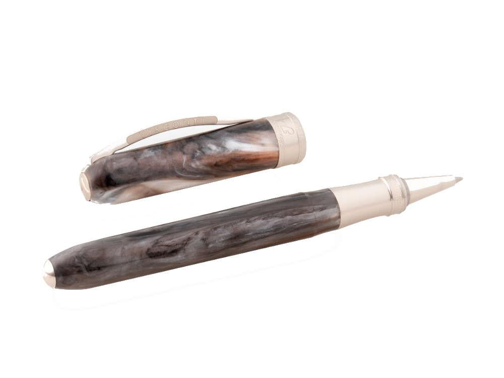 Visconti Comedia Purgatorio Roller, Acryl-Edelharz, Grau, Palladium, KP10-50-RB