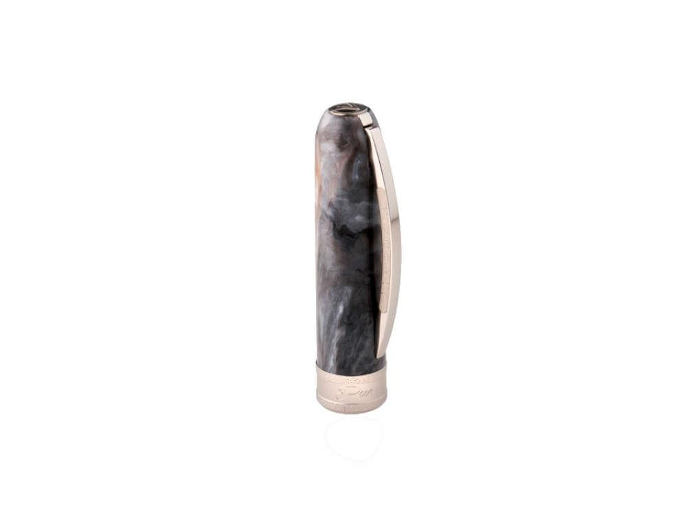 Visconti Comedia Purgatorio Roller, Acryl-Edelharz, Grau, Palladium, KP10-50-RB