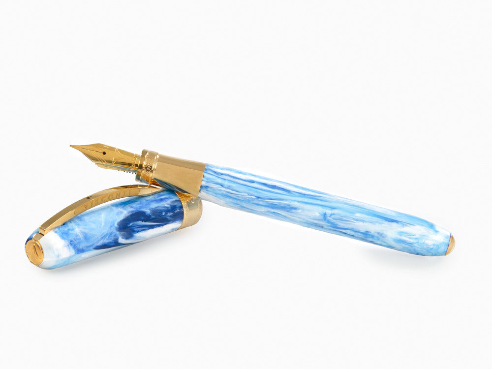 Visconti Comedia Paradiso Füllfederhalter, Blau, KP10-51-FP