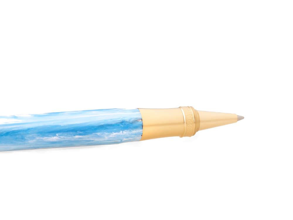 Visconti Comedia Paradiso Roller, Acryl-Edelharz, Blau, Vergoldet, KP10-51-RB