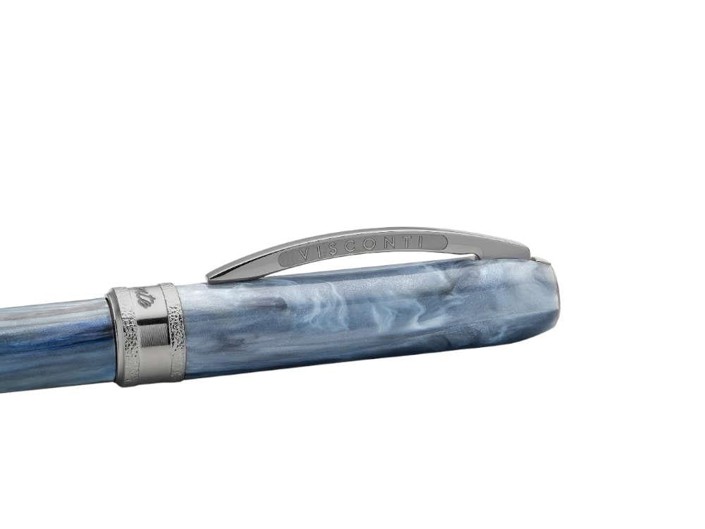 Visconti Comedia Caronte Kugelschreiber, Blau, Ruthenium Akzenten, KP10-54-BP