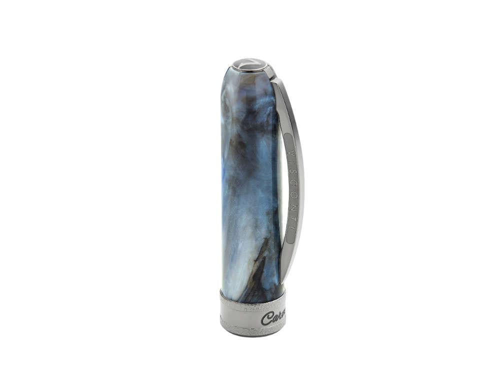 Visconti Comedia Caronte Roller, Blau, Ruthenium Akzenten, KP10-54-RB