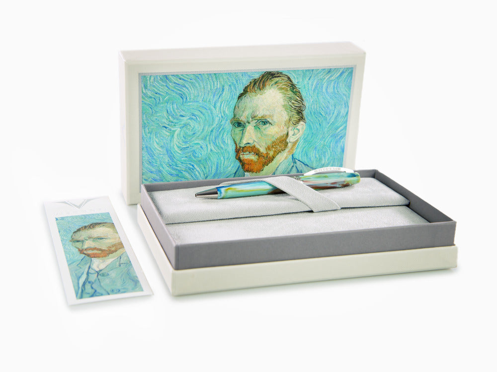 Visconti Van Gogh Portrait Blu Kugelschreiber, Edelharz, Blau, KP12-01-BP