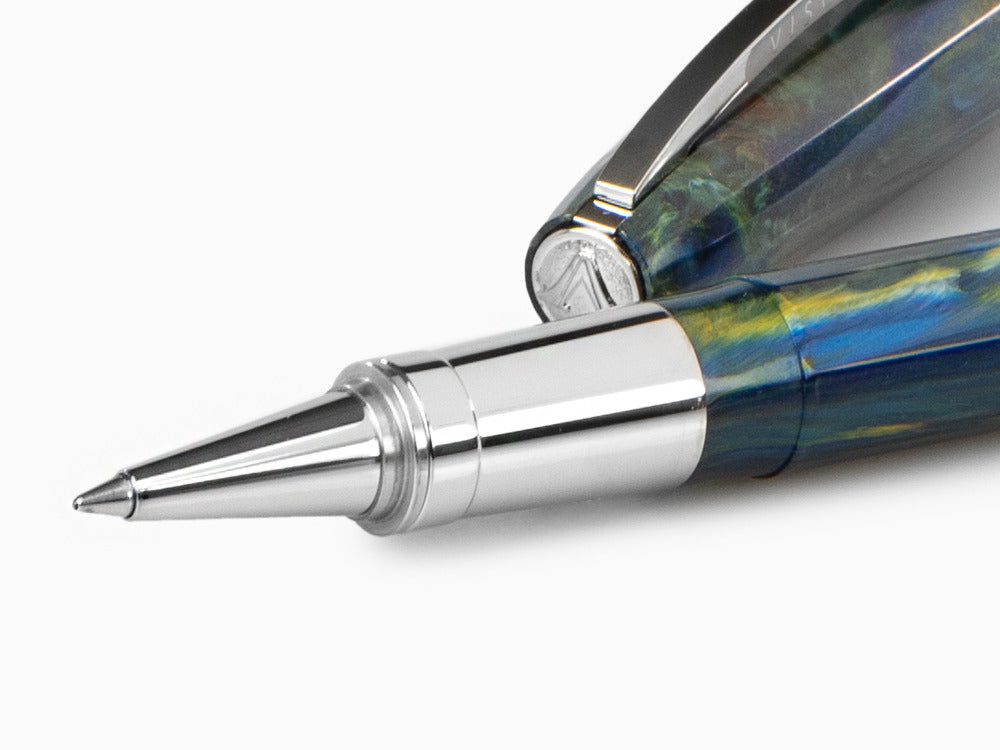 Visconti Van Gogh Starry Night Roller, Edelharz, Palladium, Blau KP12-04-RB
