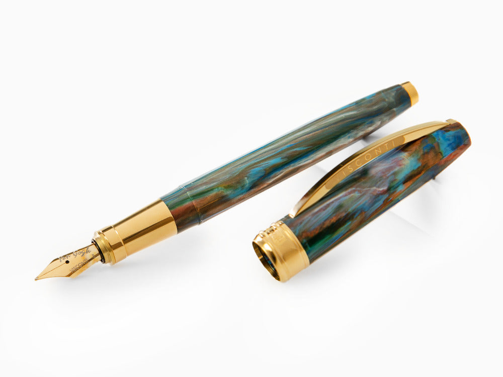 Set Visconti Van Gogh Oiran Füllfederhalter, Vergoldet, KP12-22-FP