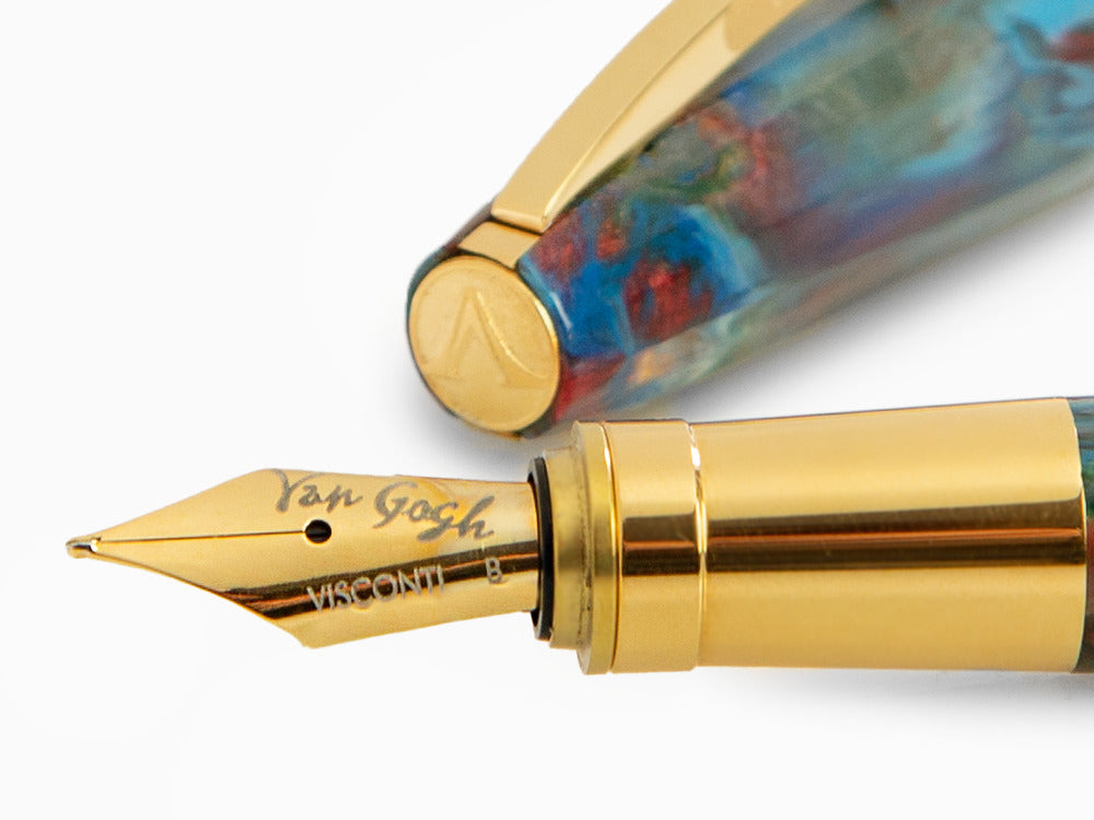 Set Visconti Van Gogh Oiran Füllfederhalter, Vergoldet, KP12-22-FP