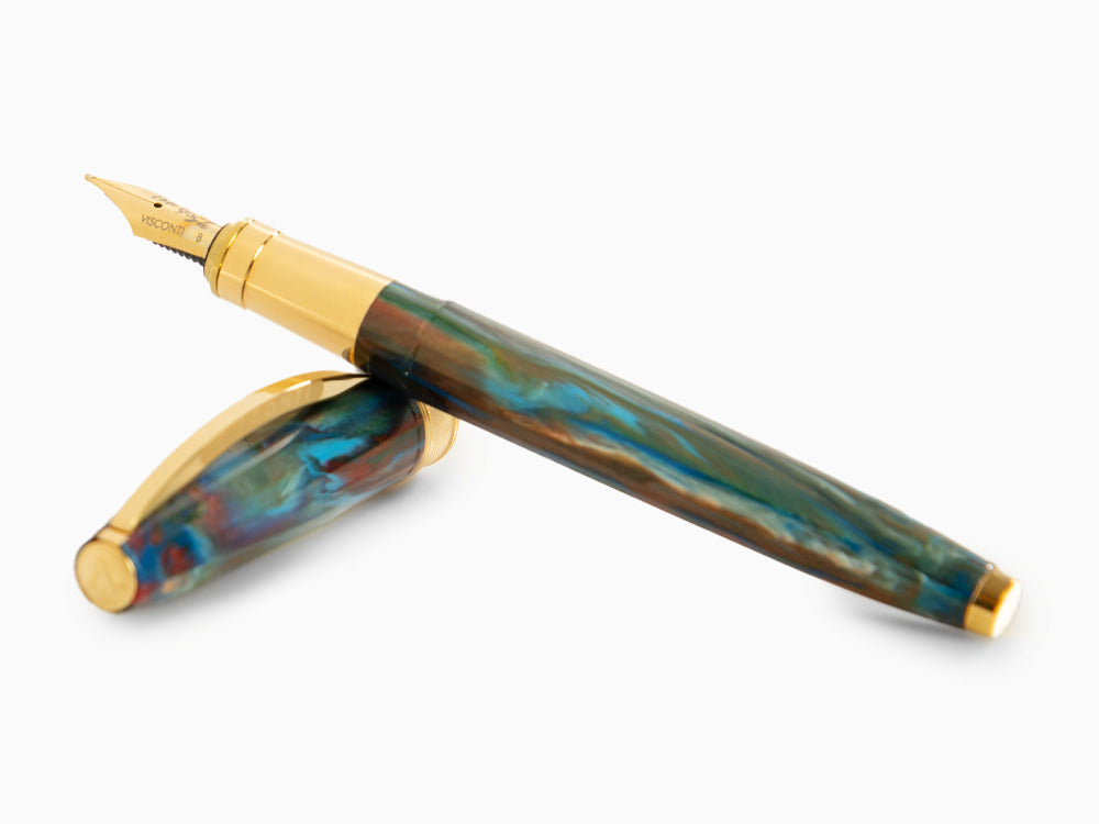 Set Visconti Van Gogh Oiran Füllfederhalter, Vergoldet, KP12-22-FP