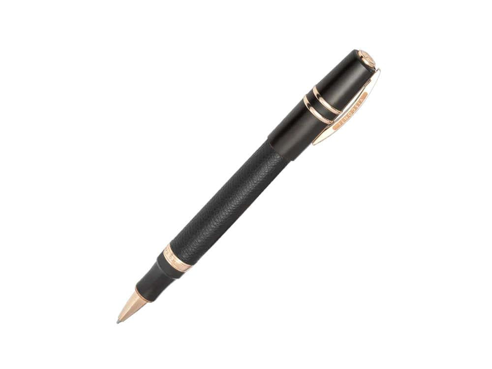 Visconti Homo Sapiens Dual Touch Black Roller, Leder, Roségold PVD, KP15-23-RB