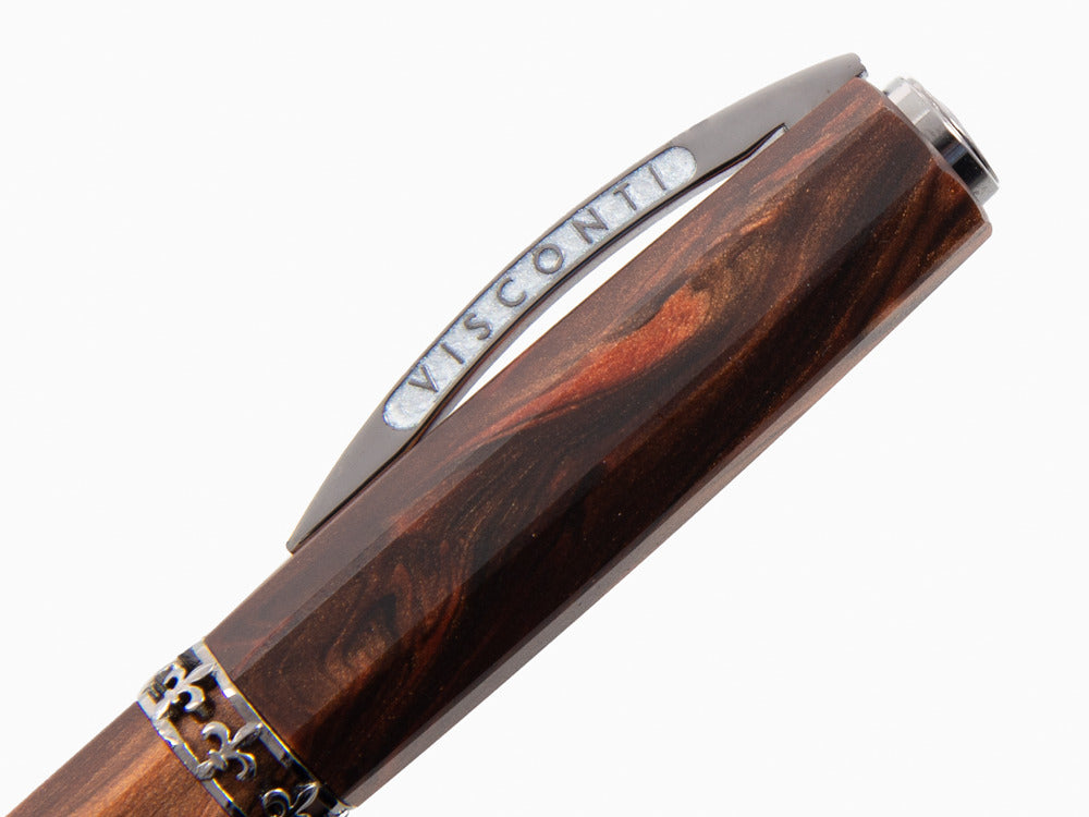 Visconti Medici Kugelschreiber, Acrosilk, Ruthenium Akzenten, KP17-40-01-BP