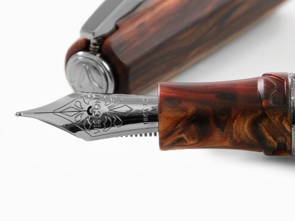 Visconti Medici Füllfederhalter, Acrosilk, Ruthenium, KP17-40-01-FP