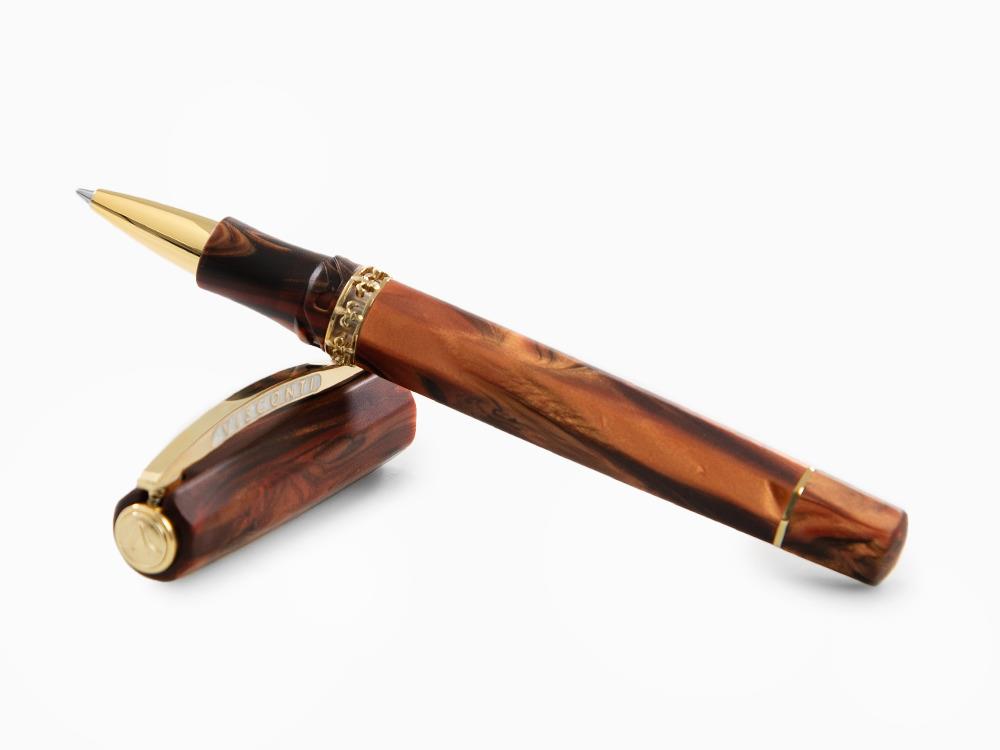 Visconti Medici Roller, Edelharz, Vergoldet, KP17-40-02-RB