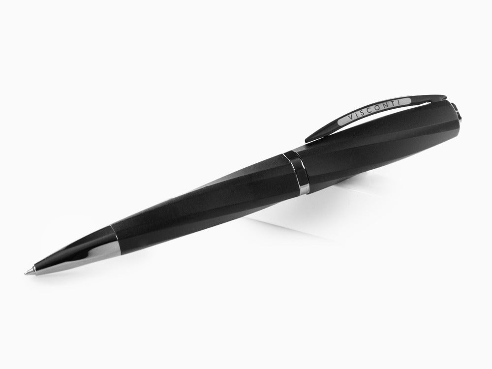 Visconti Divina Matte Kugelschreiber, Schwarz, Ruthenium Akzenten, KP18-09-BP