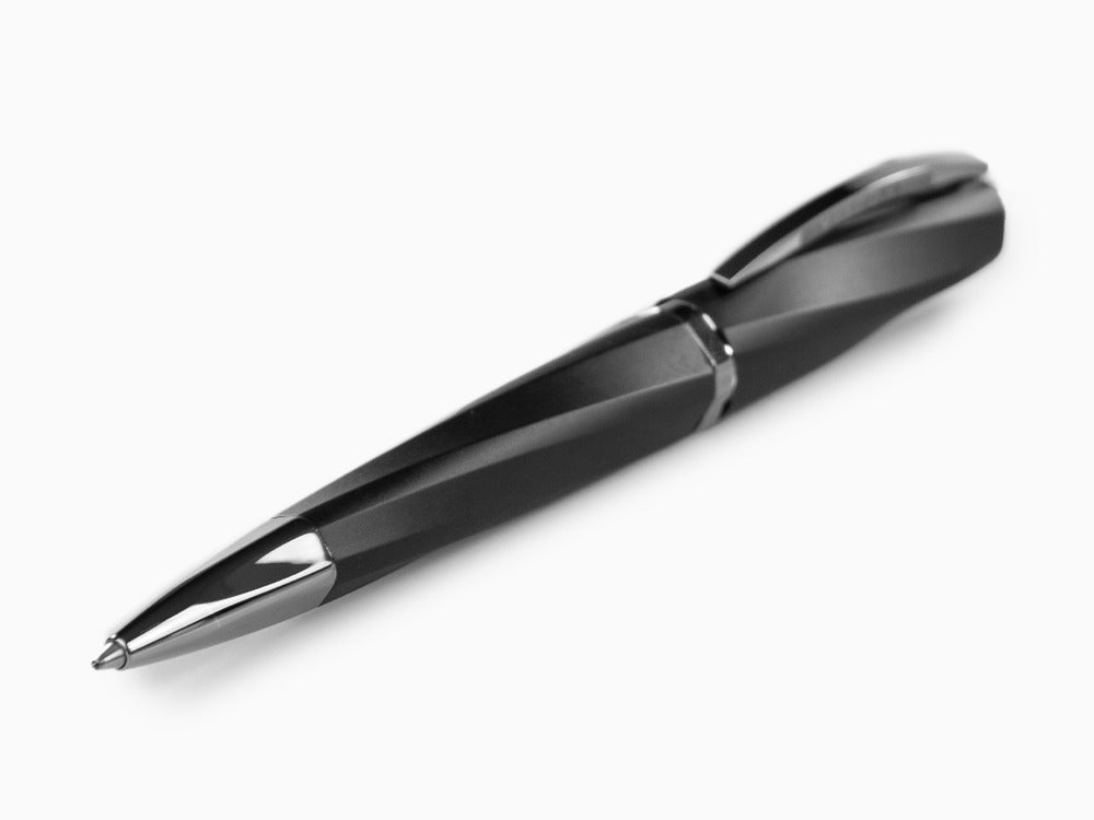 Visconti Divina Matte Kugelschreiber, Schwarz, Ruthenium Akzenten, KP18-09-BP