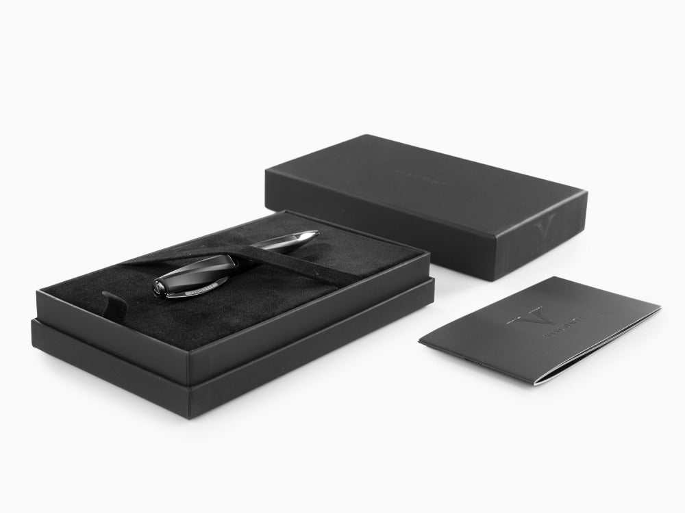 Visconti Divina Matte Kugelschreiber, Schwarz, Ruthenium Akzenten, KP18-09-BP